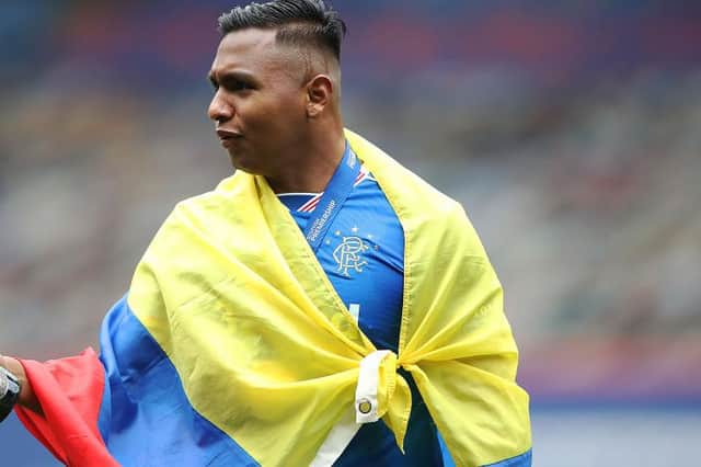Alfredo Morelos could be called up for international duty again, causing a quarantine conundrum.  (Photo by Ian MacNicol/Getty Images)