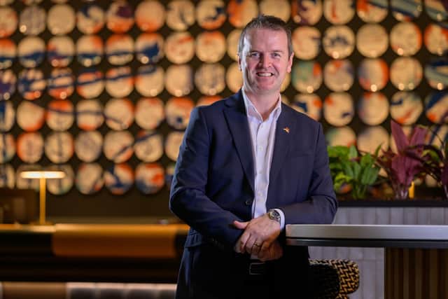 Chris McGuinness is General manager of Glasgow Marriott Hotel (Picture: Sandy Young)