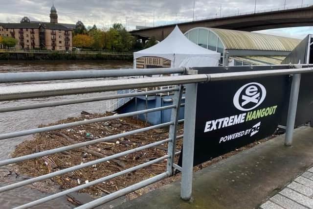 The Extreme Hangout captured the pictures of rubbish washed up in Glasgow.
