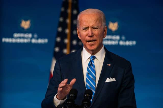 Joe Biden will be inaugurated on January 20 (Getty Images)