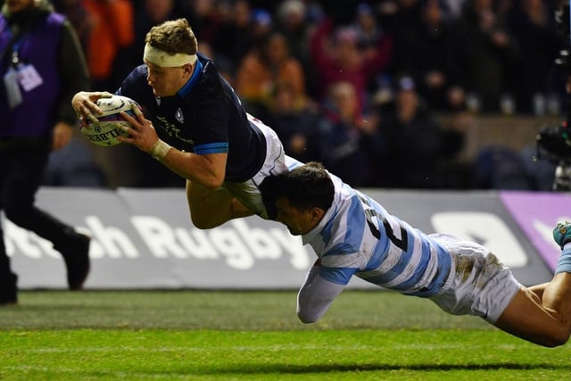 Darcy Graham has steadily climbed the rankings of Scotland's top try scorers since his debut in 2018 and is now in second place. The winger's 29 tries to date have come in just 42 matches. He'll be hoping to add to that tally at this year's Six Nations.
