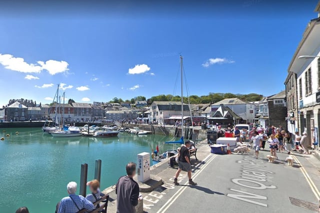PAdstow is ranked 11th. Pictures is Quay parade.