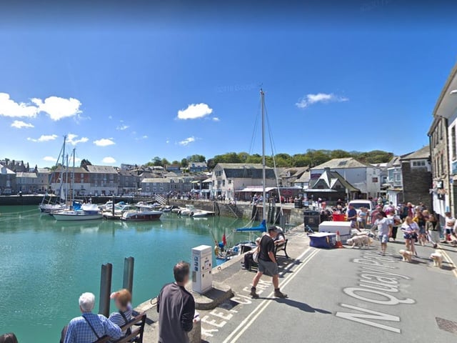 PAdstow is ranked 11th. Pictures is Quay parade.