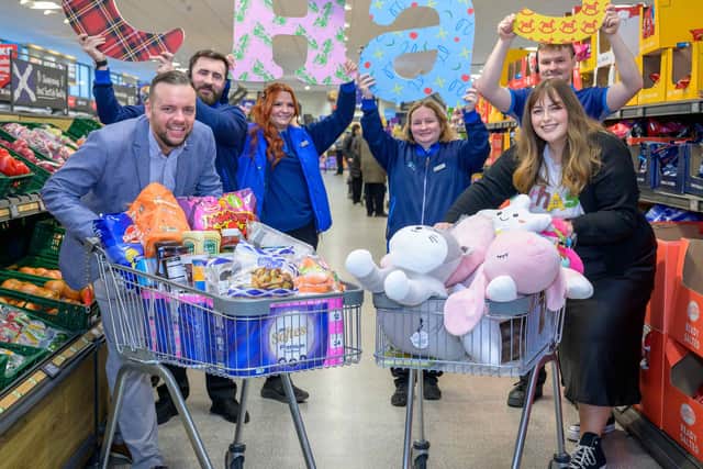Aldi Scotland have partnered with charity CHAS for this year's Supermarket Sweep.