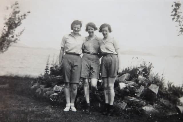 Teenager Mary Harvie travelled around Scotland on a cycling holiday with her sisters Jean and Ella in 1936.