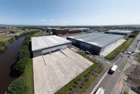 The Westway 200 and Westway 90 developments next to Glasgow Airport.