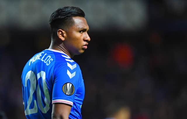 Rangers striker Alfredo Morelos is wanted by Lazio. Picture: SNS