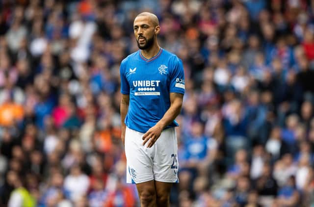 Rangers' striker Kemar Roofe made awelcome return from long-term injury on Saturday but adding the striker to Mihael Beale's frontline mix further seems to highlight that the club are top heavy in squad head count. (Photo by Alan Harvey / SNS Group)