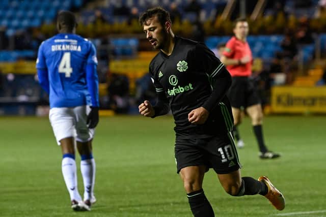 Albian Ajeti's goal in Celtic's 40 win over Kilmarnock was the product of his first-ever full Premiership outing for the club. (Photo by Rob Casey / SNS Group)
