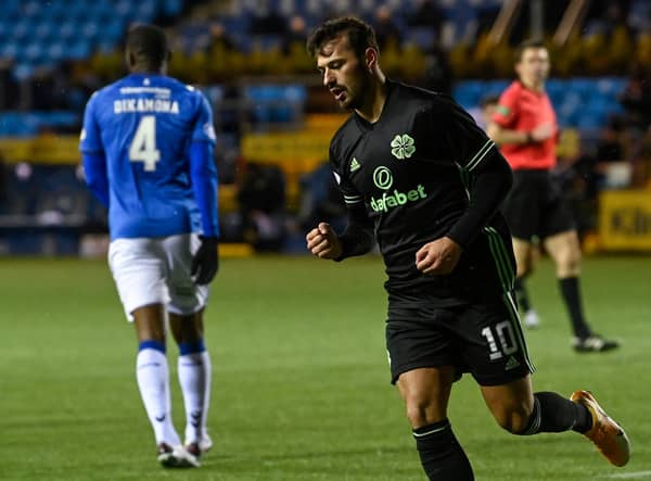 Albian Ajeti's goal in Celtic's 40 win over Kilmarnock was the product of his first-ever full Premiership outing for the club. (Photo by Rob Casey / SNS Group)