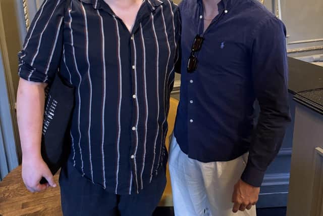 L-R Steve McMahon and Connor Delves, co-writers of CADEL: Lungs on Legs