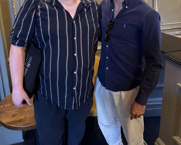 L-R Steve McMahon and Connor Delves, co-writers of CADEL: Lungs on Legs