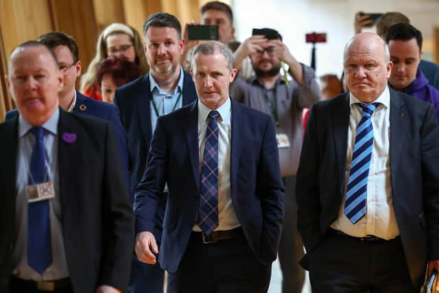 Michael Matheson returns to the Scottish Parliament. Picture: Jeff J Mitchell/Getty Images