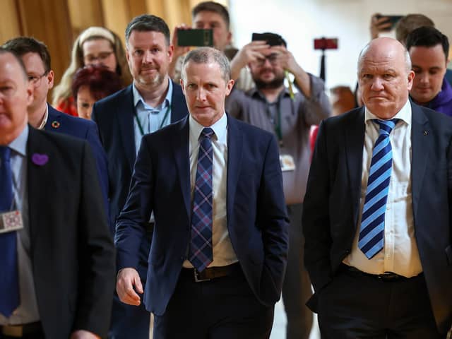 Michael Matheson returns to the Scottish Parliament. Picture: Jeff J Mitchell/Getty Images