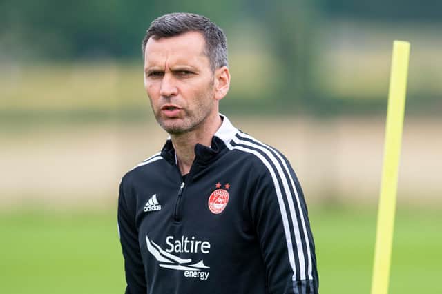 Stephen Glass is fully focused on Aberdeen's clash with Qarabag - but still wants to strengthen his squad