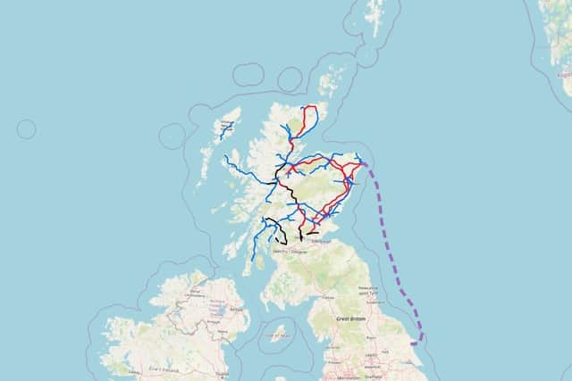 The project will connect Peterhead in Aberdeenshire and Drax in North Yorkshire. Picture: SSEN.