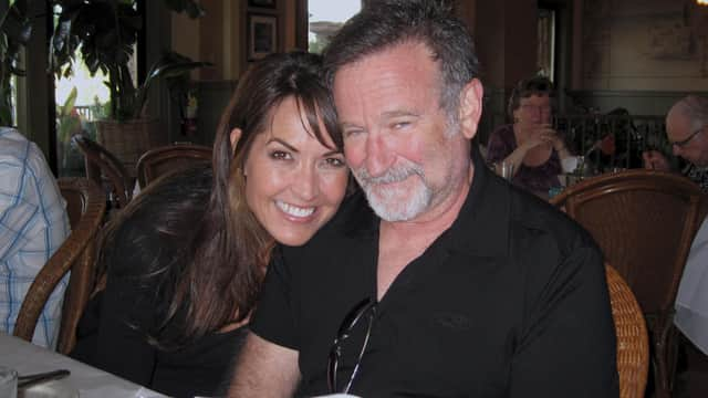 Robin Williams and Susan Schneider