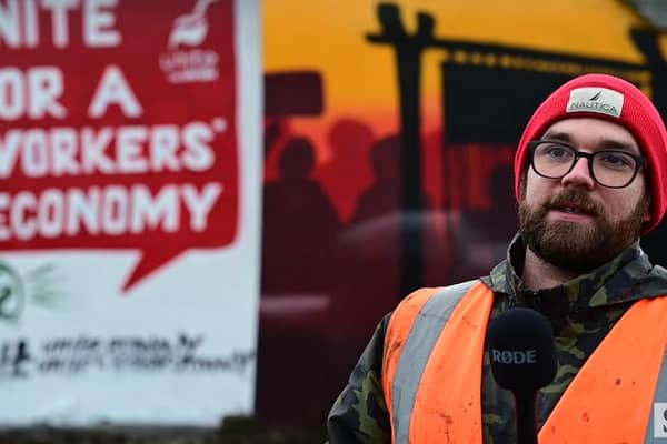 Mural artist Mack Colours PIC: John Devlin / The Scotsman