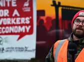 Mural artist Mack Colours PIC: John Devlin / The Scotsman
