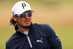 Ewen Ferguson, pictured during the Genesis Scottish Open, is  making his major debut in the 151st Open. Andrew Redington/Getty Images.