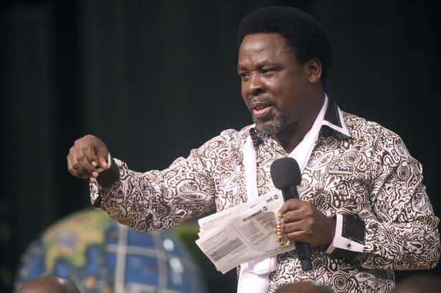 The late Nigerian pastor TB Joshua had an international following (Picture: Pius Utomi Ekpei/AFP via Getty Images)