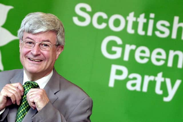 Robin Harper, pictured in 2003, was once the face of the Scottish Green party (Picture: Andrew Milligan/PA)