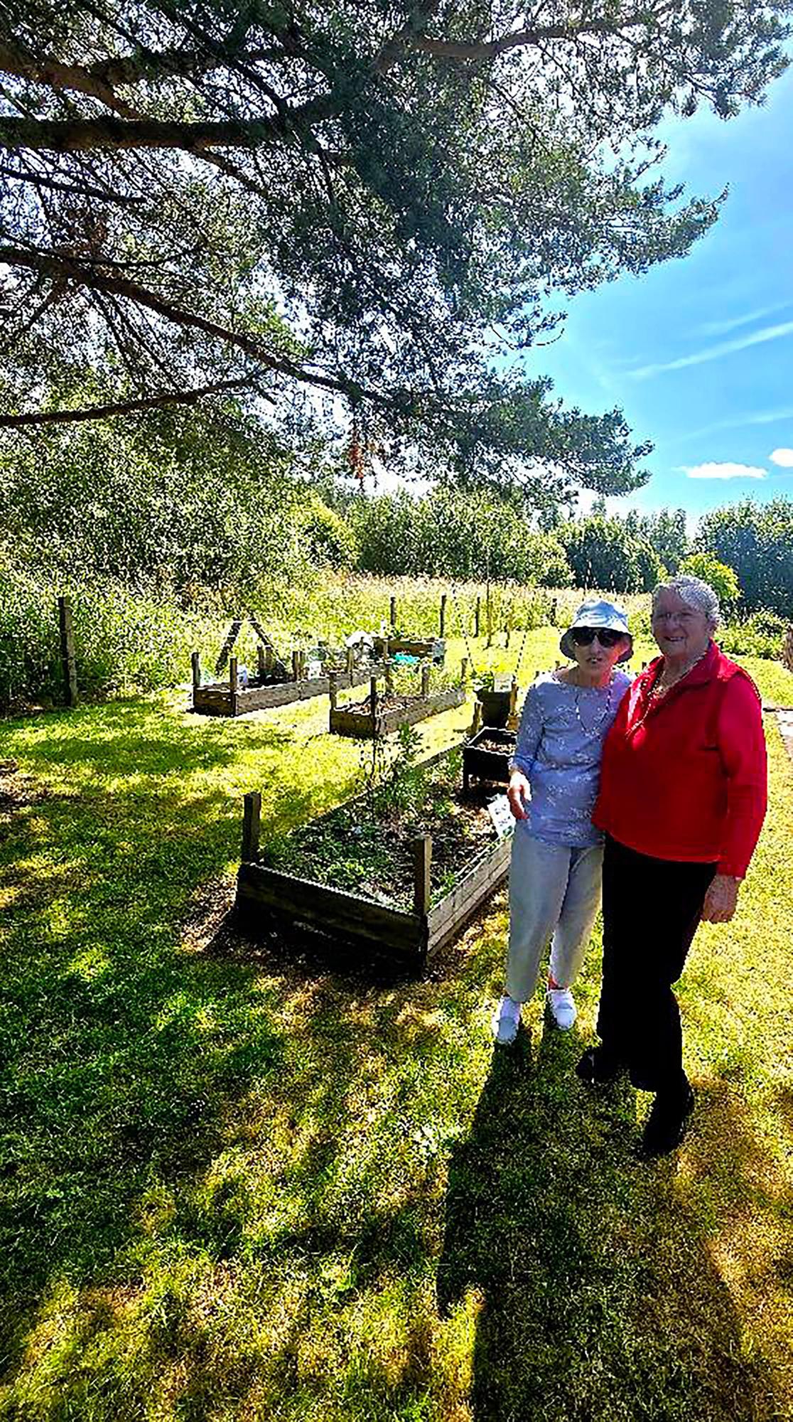 Residents at HC-One Scotland’s Redmill Care Home gardening