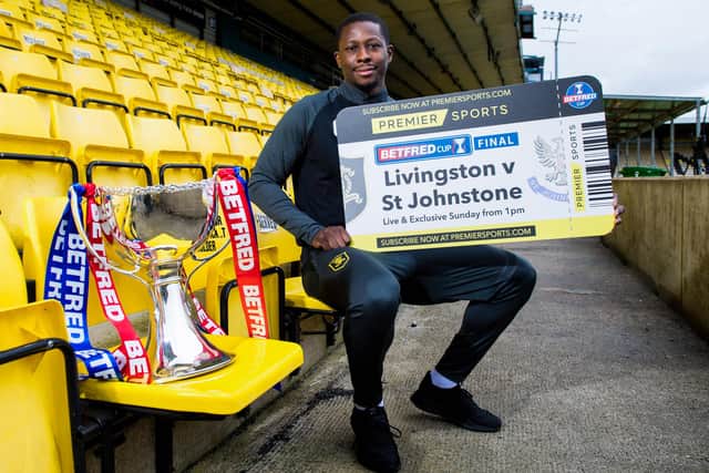 Livingston and St Johnstone meet at Hampden Park. Picture: SNS