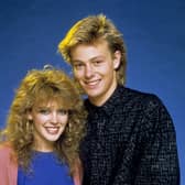 Kylie Minogue and Jason Donavan had the odd bad hair day on Neighbours but their TV wedding had 20 million Poms agog (Picture: Fremantle Media/Shutterstock)