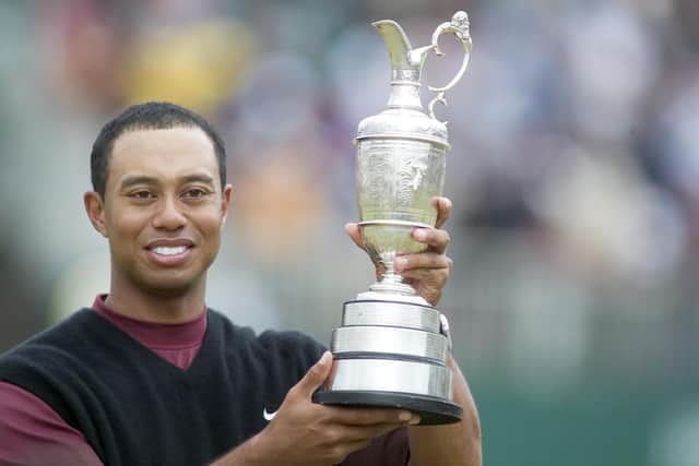 Tiger Woods won The Open in 2005.