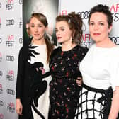 What a pity the BBC didn't get Erin Doherty, Helena Bonham Carter and Olivia Colman to make The Crown for them? But maybe the youth-obsessed Corporation wouldn't make the show today (Picture: Araya Diaz/Getty Images for Netflix)