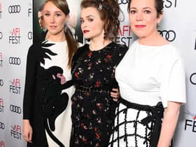 What a pity the BBC didn't get Erin Doherty, Helena Bonham Carter and Olivia Colman to make The Crown for them? But maybe the youth-obsessed Corporation wouldn't make the show today (Picture: Araya Diaz/Getty Images for Netflix)