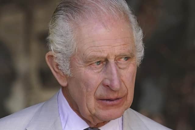 King Charles III who will attend hospital next week to be treated for an enlarged prostate. Photo: Andrew Matthews/PA Wire