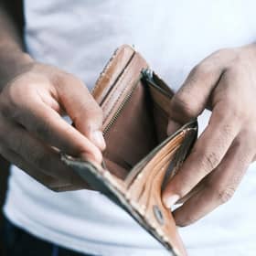 An empty wallet
