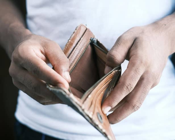 An empty wallet