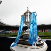 The Scottish Gas Scottish Cup trophy at Hampden Park. (Photo by Craig Williamson / SNS Group)