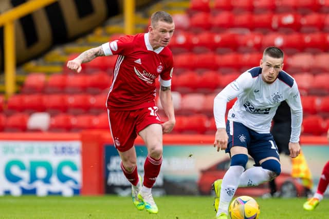 Success at Pittodrie should be pretty much nailed on for Jonny Hayes, returning to his old club where he performed so well across five seasons. The intrigue relates to which position he will play. Against Rangers he started wide right but there has been talk of a left-back role if required.