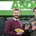 Asda Operations Manager David Nimmons with Robbie Moult founder of Fresh Mex. (Pic: Ian Georgeson)