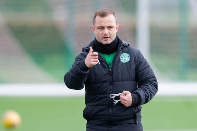 Hibs manager Shaun Maloney.