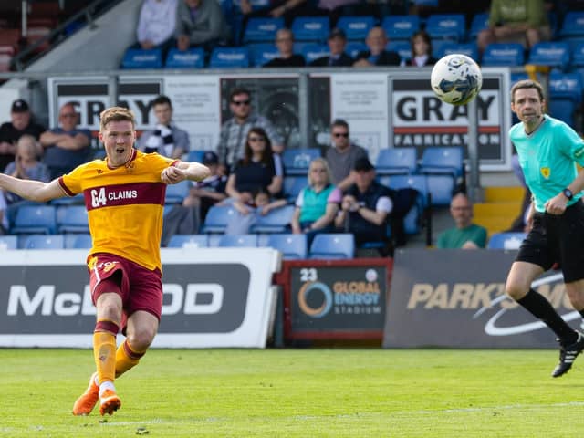 Motherwell's Blair Spittal scored twice as they took down Ross County 5-1.