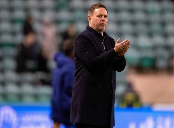 Rangers boss Michael Beale after his side's 4-1 win over Hibs. (Photo by Mark Scates / SNS Group)