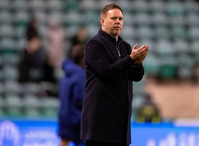 Rangers boss Michael Beale after his side's 4-1 win over Hibs. (Photo by Mark Scates / SNS Group)