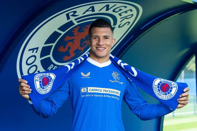 Juan Alegria has joined Rangers on a three-year deal