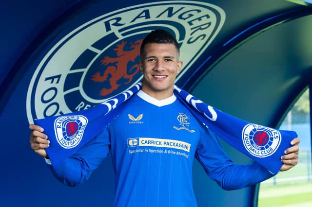 Juan Alegria has joined Rangers on a three-year deal