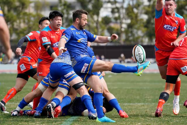 Greig Laidlaw had offers to remain in France but opted to move to Japan to join NTT Communications Shining Arcs. Picture: Toru Hanai/Getty Images