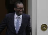 Former Chancellor of the Exchequer Kwasi Kwarteng leaves 11 Downing Street.