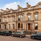 A stunning two-bedroom apartment located on the ground floor of a mid-Victorian townhouse designed by famed Glasgow architect James Thomson. The B-listed dwelling was once home to Adam Teacher – son of blended whisky Teacher’s Highland Cream founder – and retains impressive original features throughout.