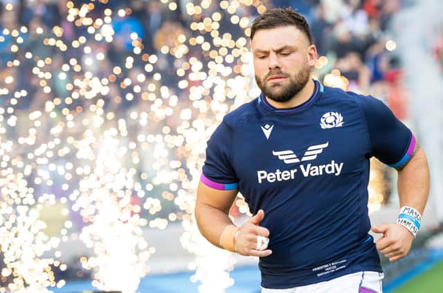 Scotland prop Rory Sutherland has joined Ulster. (Photo by Ross MacDonald / SNS Group)