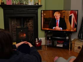 Boris Johnson ordered a three week lockdown of the country on Monday night advising against going to work unless it was absolutely necessary (Getty Images)