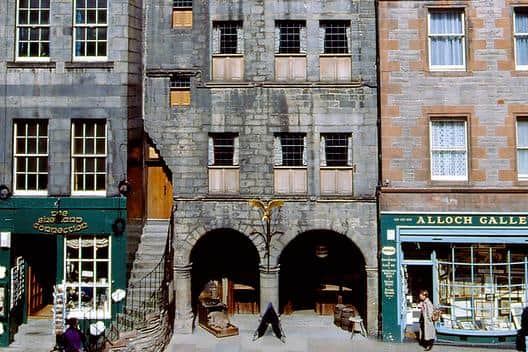Gladstone's Land, on Edinburgh's Royal Mile, dates back more than 500 years. Picture: Allan Forbes